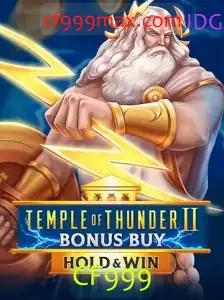 TempleofThunderIIBonusBuy: Mergulhe na Aventura Épica com CF999